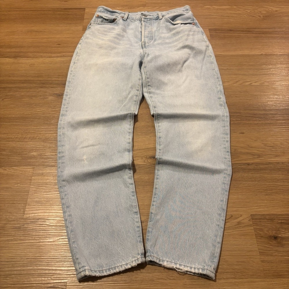 Levis 501 '81 Jeans Womens 29x31‎ High Rise Loose Taper Button Fly Denim "Big E"